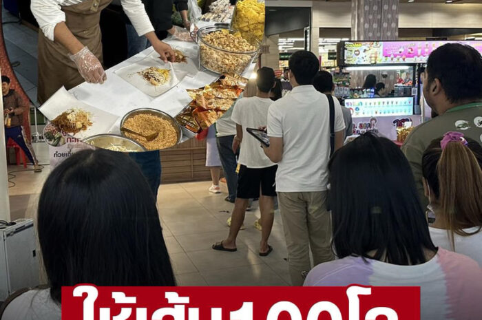 คิวยาวตั้งแต่ร้านไม่เปิด ก๋วยเตี๋ยว เจ๊แมน ยอดขายใช้เส้น 100 กว่าโล คนขอซื้อแฟรนไชส์