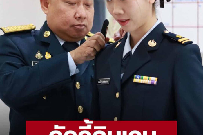 เทนนิส พาณิภัค เข้าพิธีประดับยศ เป็นเรืออากาศโทหญิง – แฟนๆแห่ยินดี