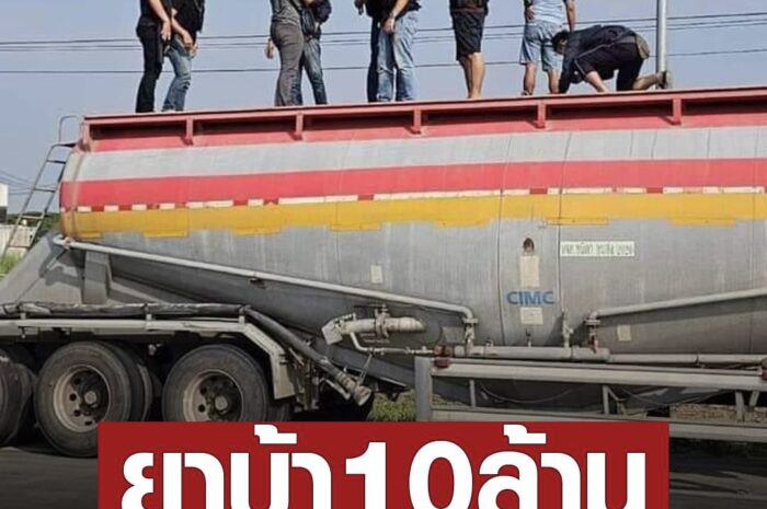 สองพี่น้องขนยาบ้า 10 ล้านเม็ด ใส่ในรถปูน มาจากภาคเหนือ พี่ขับเก๋งนำทาง แต่ไม่รอด