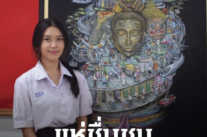 สุดเจ๋ง โซเชียลแห่ชื่นชม ผลงานศิลปะ เด็กนักเรียน ม.6 สร้างสรรค์สุดสวยงาม