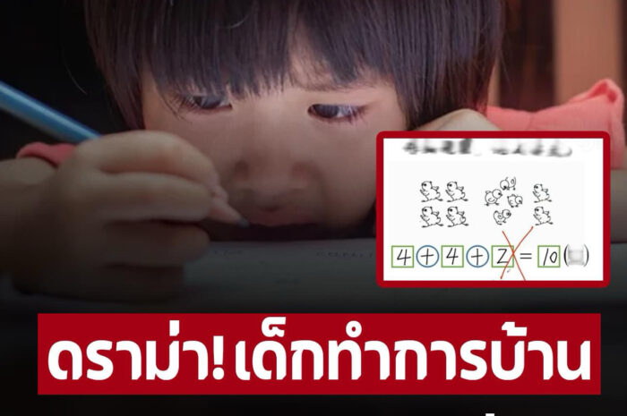 ดราม่า เด็กทำการบ้าน 4+4+2=10 ครูตรวจว่าผิด ใครฟังเฉลยก็ยิ่ง “หงุดหงิด” เป็นเท่าตัว!