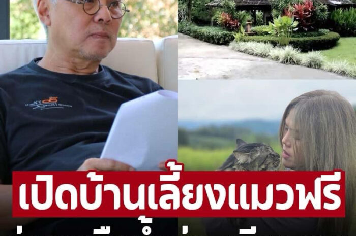 ‘ตู่ นพพล’ เปิดบ้านดาหลา รับดูแลแมวผู้ประสบภัยน้ำท่วมเชียงรายให้ฟรี!